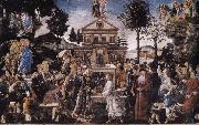 Sandro Botticelli The temptation of Christ Spain oil painting artist